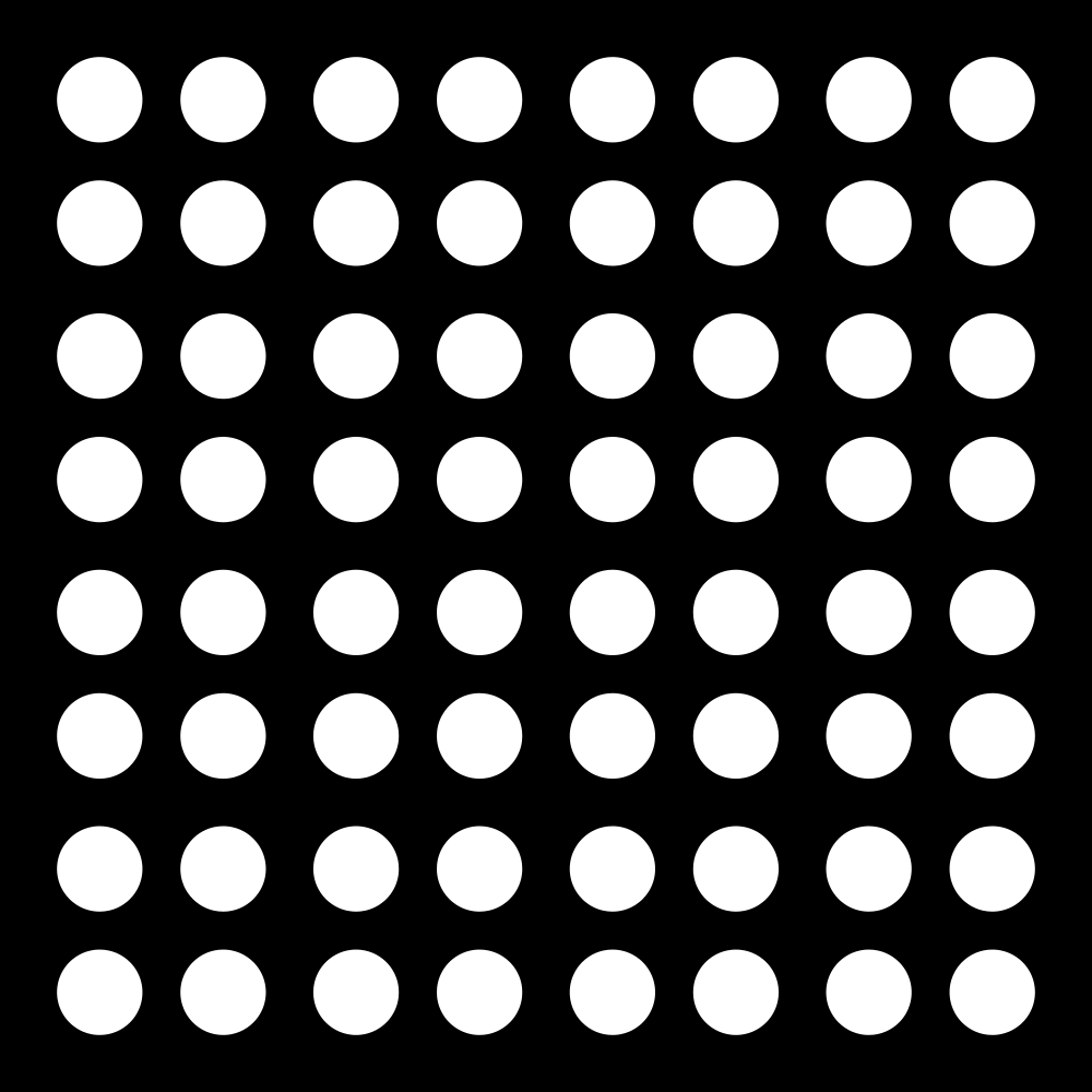 Светодиодный матричный модуль 8x8 3мм (CA) Красный